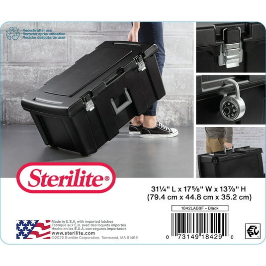 Sterilite Footlocker Plastic