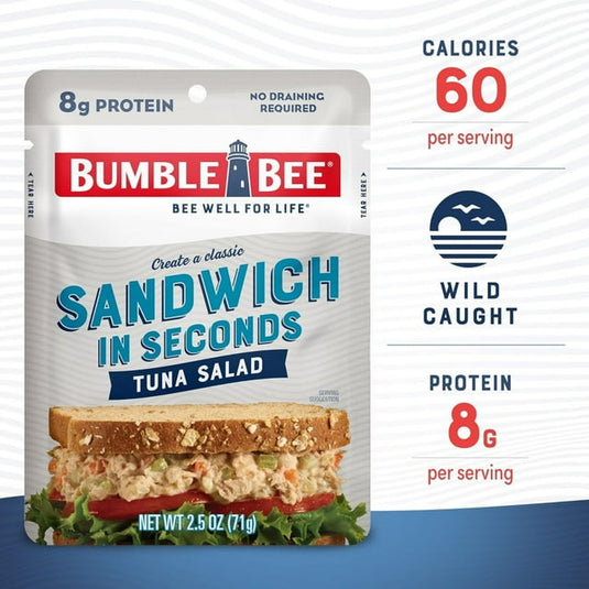 Bumble Bee Tuna Salad Sandwich in Seconds, Shelf-Stable