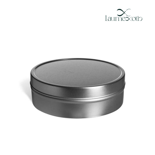 Laumexotic - 8 oz Flat Tin Container with Slip Cover