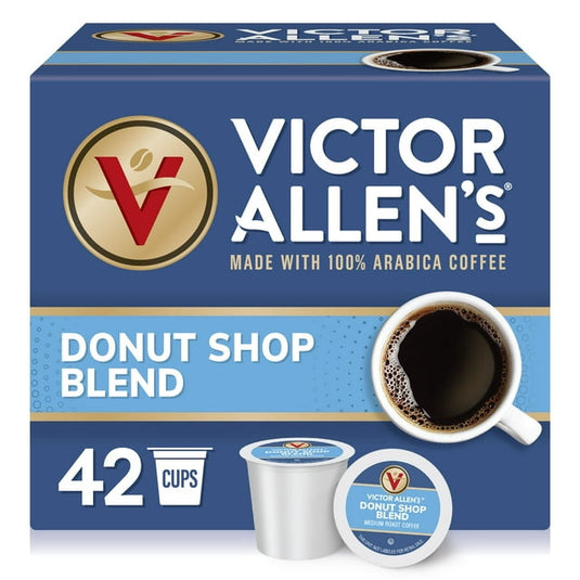 Victor Allen's Coffee Donut Shop Blend, Medium Roast, 200 Count