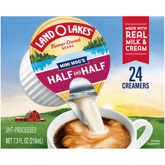 Land O Lakes Mini Moo’s Half And Half Creamer Singles