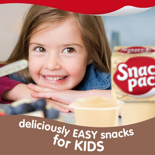 Snack Pack Tapioca Pudding, 4 Count Pudding Cups