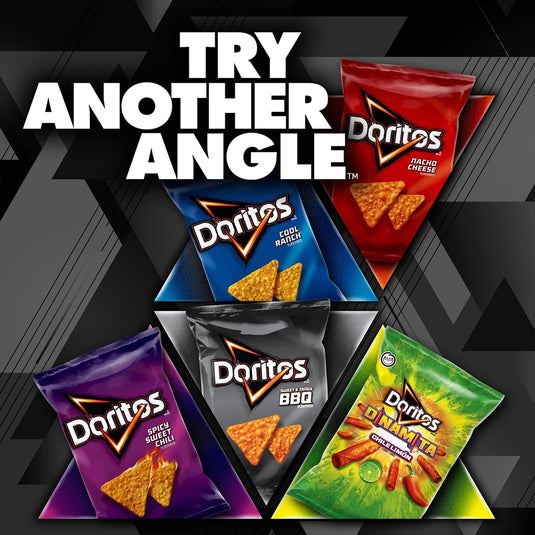 Doritos Flavored Tortilla Chips, Nacho Cheese, 1 Ounce (Pack of 40)