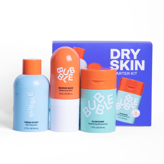 Bubble Skincare 3-Step Hydrating Routine Bundle, for Normal to Dry Skin