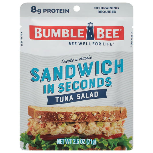 Bumble Bee Tuna Salad Sandwich in Seconds, Shelf-Stable