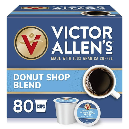 Victor Allen's Coffee Donut Shop Blend, Medium Roast, 200 Count