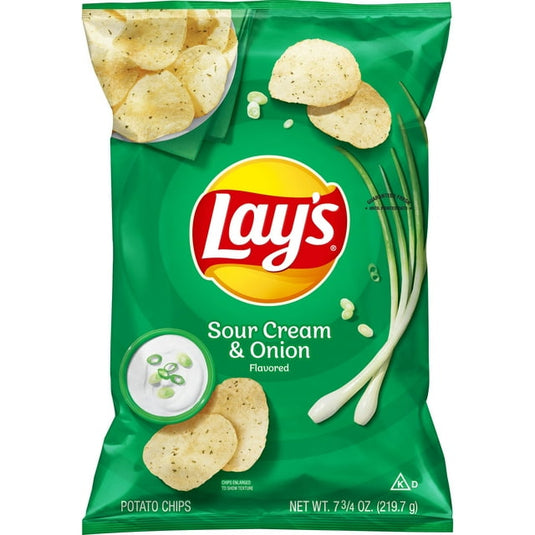 Lay's Potato Chips, Sour Cream & Onion Flavor