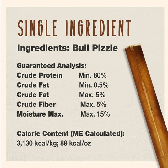 Cadet Small Bully Sticks Small 5.2 Ounce